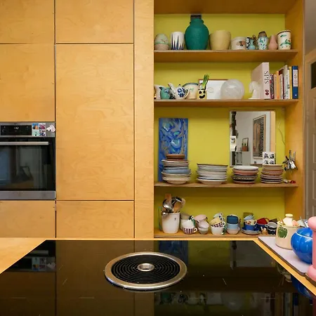 Art-filled Flat With Courtyard Oasis In Norrebro Διαμέρισμα *